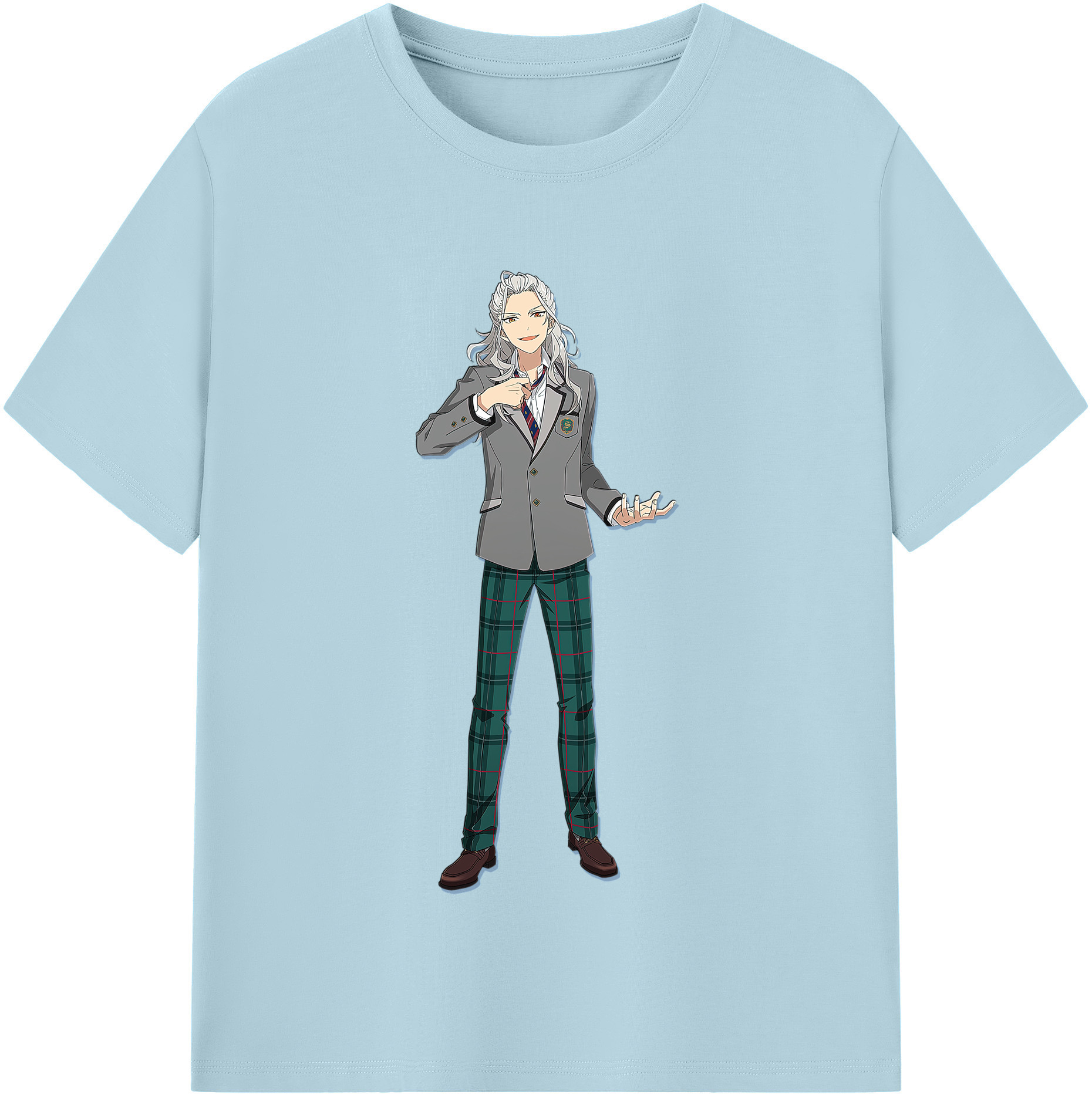 （画像用） あんさんぶるスターズ! Ensemble Stars 綿100％半袖Tシャツ（フロントプリント）
